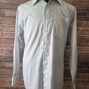 Nordstrom Mens Blue White Stripe Shirt